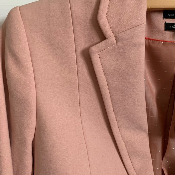 Tea Pink Tailored Blazer/Suit Jacket - Picture 4 of 6